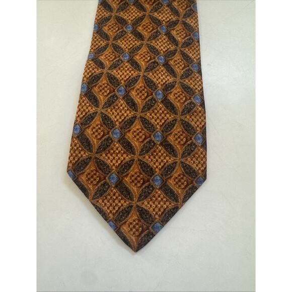 VINTAGE Ermenegildo Zegna Tie 100% Silk ITALY Made Necktie Business Formal Retro - Picture 3 of 9